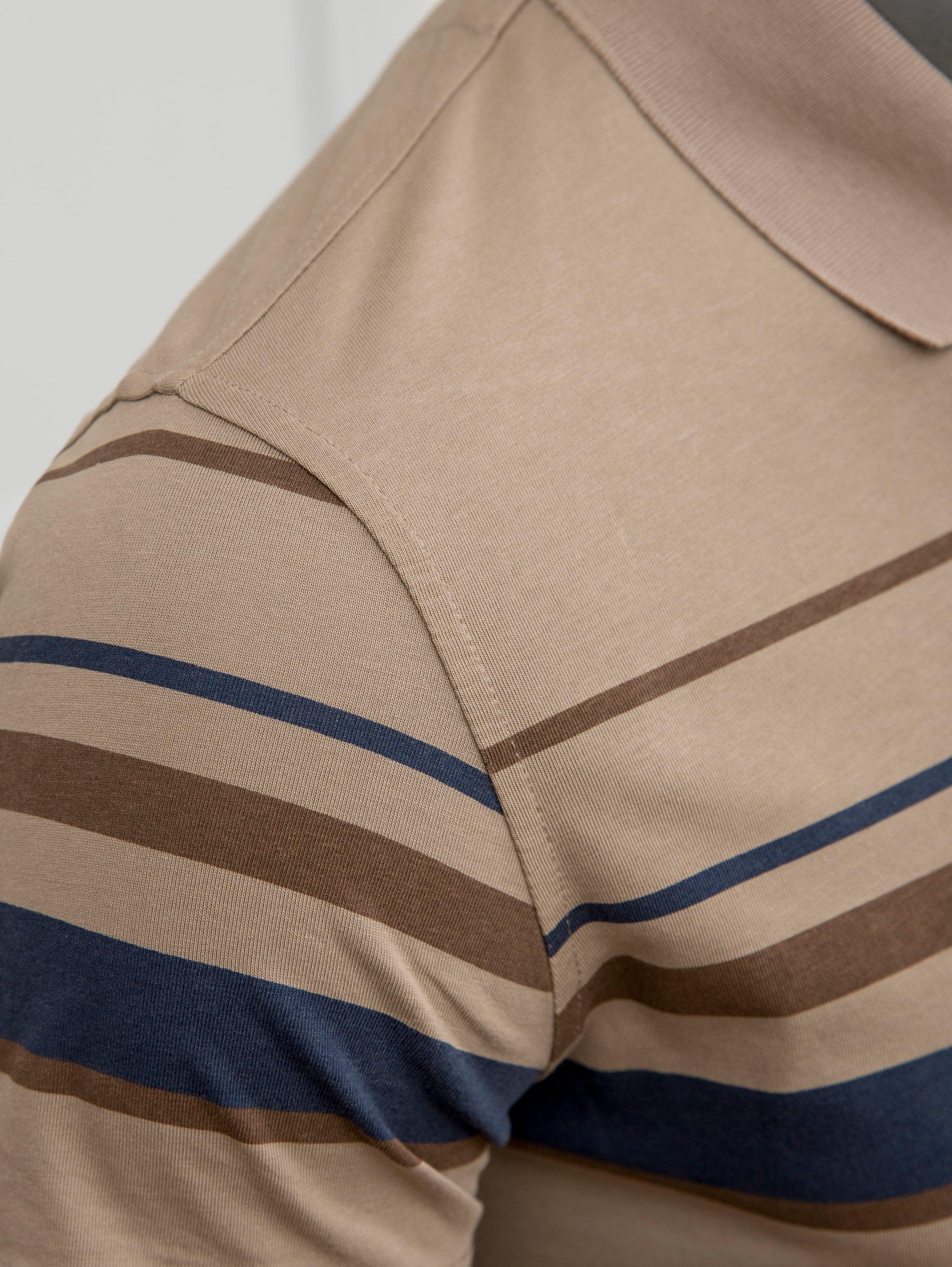 T Shirt Polo Light Brown - Image 3